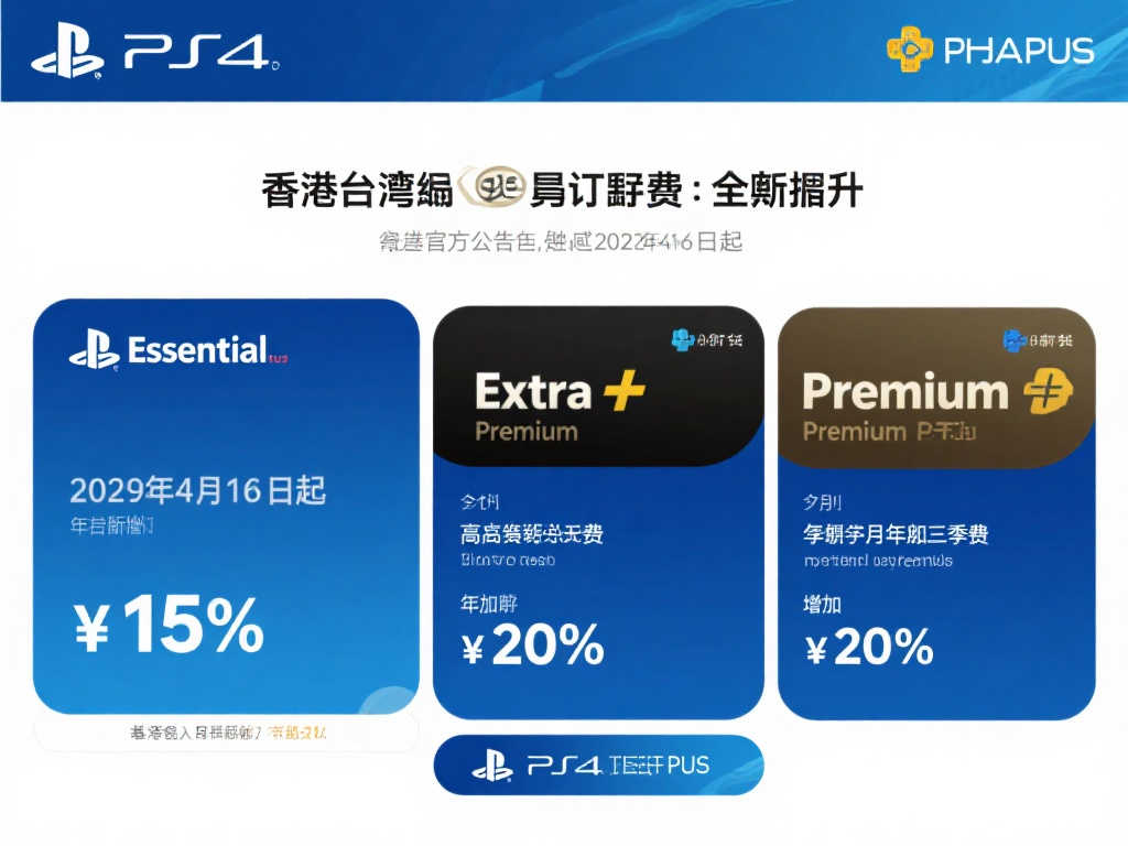 港台PS Plus订阅费用4月16日起上调，同期四月游戏阵容公布