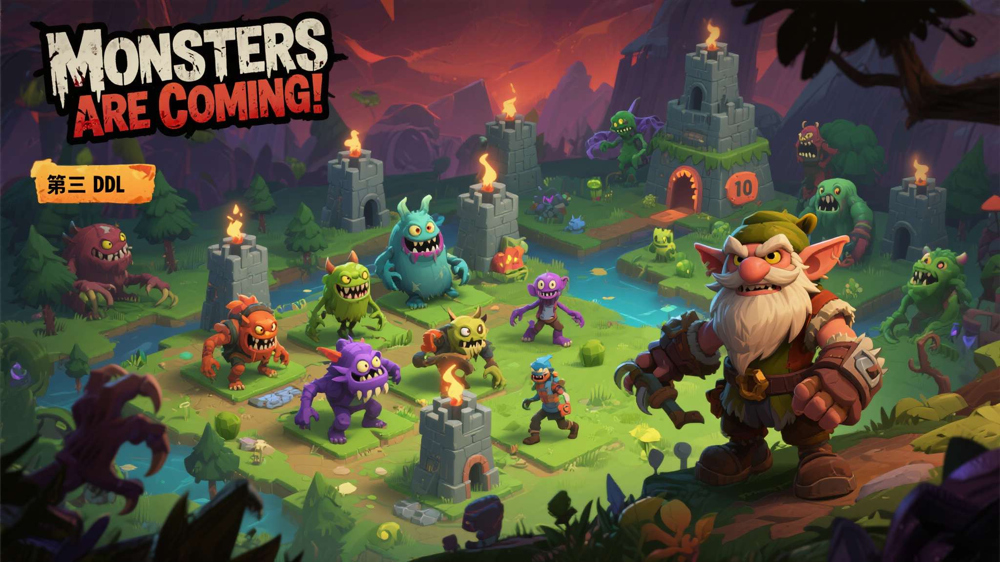塔防幸存者游戏《Monsters are Coming!》推出首个 DLC 全新生态区域、10 种怪物与矮妖英雄登场 如果你是塔防爱好者,这条消息值得你停下来认真看一看。《Monsters are